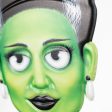 12  Embossed Metal Mrs. Frankenstein Head Decoration Hot on Sale