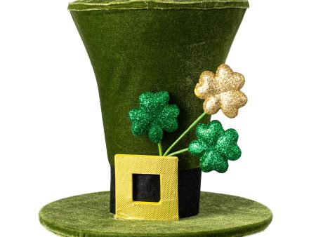 8  Velvet Leprechaun Top Hat Decor Online