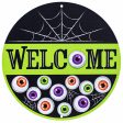 12  Metal Sign: Welcome Eyeballs Discount