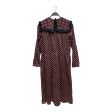 COMME des GARCONS LS Dress M Polka dot Cotton BLK girl Cheap