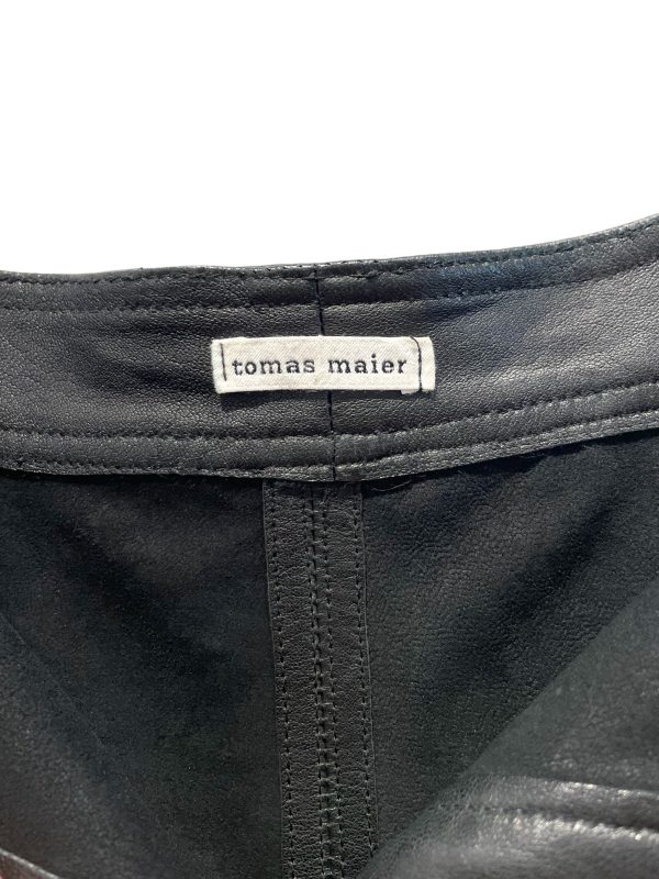 tomas maier Shorts S Leather BLK BRONZE BUTTON SHORTS 4 Fashion