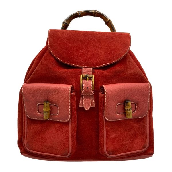 GUCCI Backpack Red Leather 003.2058.0016 Online