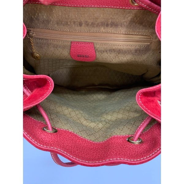 GUCCI Backpack Red Leather 003.2058.0016 Online