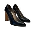 YVES SAINT LAURENT Heels US 7 Leather BLK  For Sale