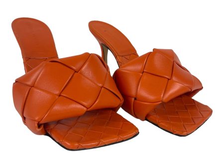 BOTTEGA VENETA Heels US 6.5 Leather ORN BOTTEGA WEAVED HEELS Online now