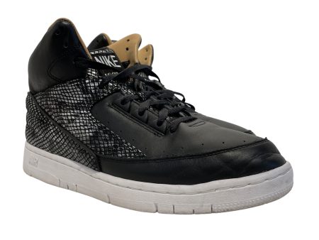 NIKE AIR PYTHON LUX SP Hi-Sneakers US 10.5 Animal Pattern Leather BLK 632631-001 on Sale