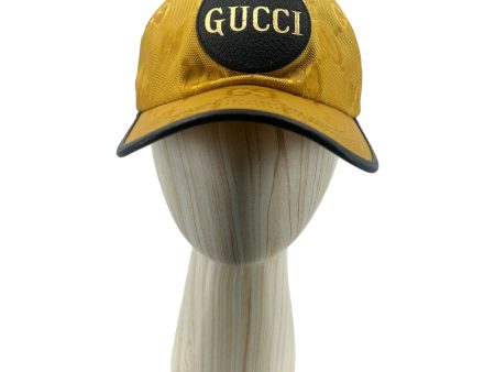 GUCCI OffTheGrid Cap L Yellow Nylon All Over Print For Discount