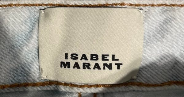 ISABEL MARANT Shorts 42 Denim IDG ORETA CONTRAST STICH Sale