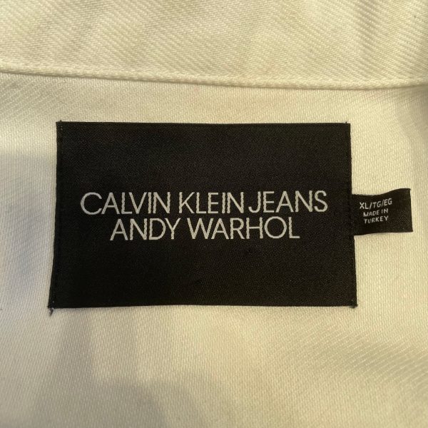 Calvin Klein Andy Warhol Denim Jkt XL Denim WHT  For Cheap