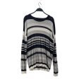 doublet Sweater M Stripe Cotton NVY varied gage Supply