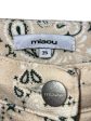 MIAOU Straight Pants 25 Paisley Cotton BEG  Fashion