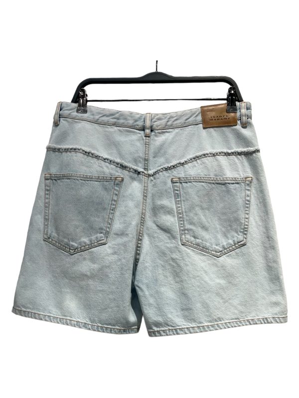 ISABEL MARANT Shorts 42 Denim IDG ORETA CONTRAST STICH Sale