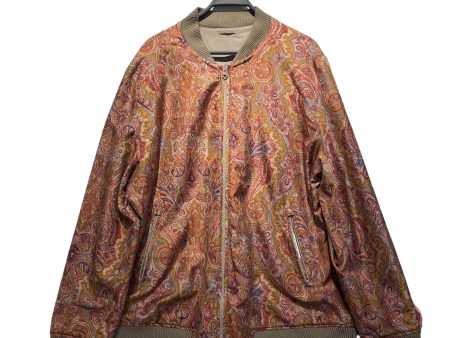 Robert Graham Baseball Jkt XXXL Silk MLT All Over Print  on Sale