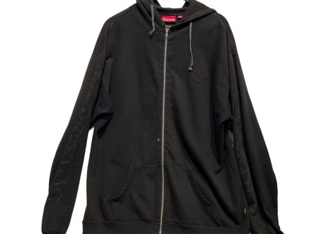 Supreme Zip Up Hoodie XL Cotton BLK SUPREME LIVE FROM NEW YORK HOO Sale