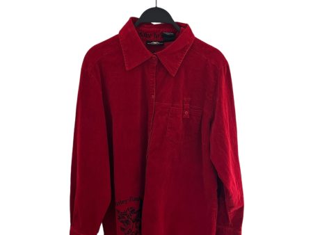 HARLEY DAVIDSON LS Shirt 1 Velour RED  Sale