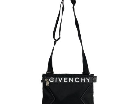 GIVENCHY Cross Body Bag Black Nylon bk507 Online now