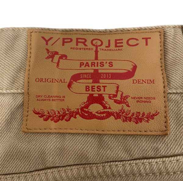 Y PROJECT Shorts 38 Denim BEG  For Cheap