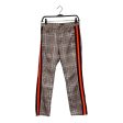 mother Bottoms M Plaid Cotton CRM  on Sale