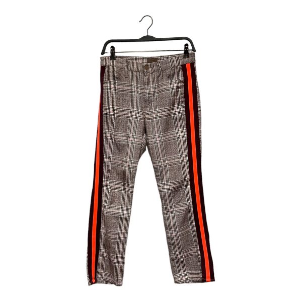 mother Bottoms M Plaid Cotton CRM  on Sale