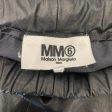 MM6 Wide Leg Pants 38 Leather BLK  Hot on Sale