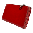 MIU MIU Trifold Wallet Leather RED LONG RIBBON TRIFOLD Discount