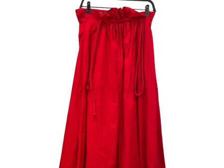 Societe Anonyme Long Skirt M Cotton RED Rope For Cheap