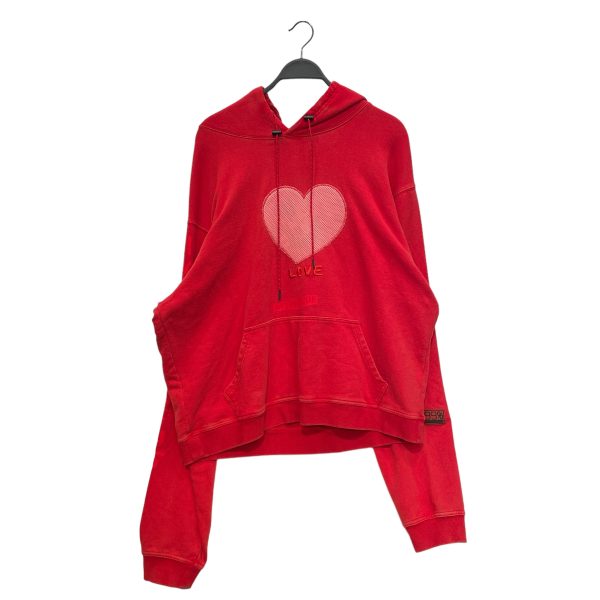 99%IS- Hoodie 4 Graphic Cotton RED LOVE Sale