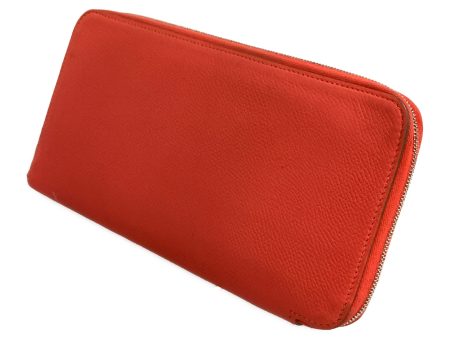 HERMES Long Wallet PNK Leather  For Sale