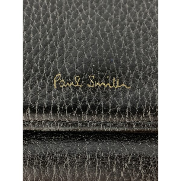 Paul Smith Trifold Wallet BLK Leather Supply