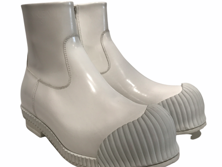 Calvin Klein 205W39NYC Boots 6.5 WHT Leather Online Hot Sale