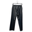 MM6 Wide Leg Pants 38 Leather BLK  Hot on Sale