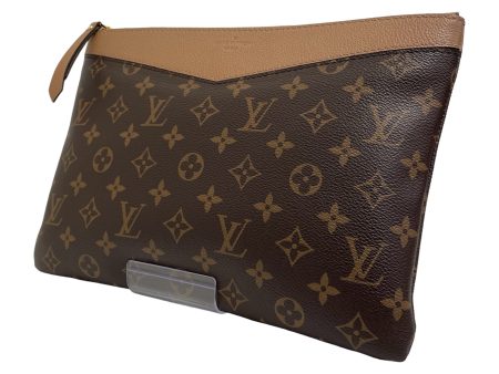 LOUIS VUITTON Pouch Monogram Leather BRW TN4188 Online Sale