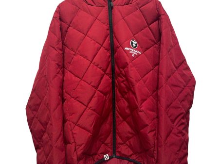 AAPE BY A BATHING APE Puffer Jkt XL Red Polyester AAPDNM7472XXH AAPDNM7472XXH For Cheap