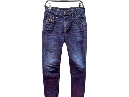 DIESEL Bottoms 27 Cotton BLU red tinted jeans Online now