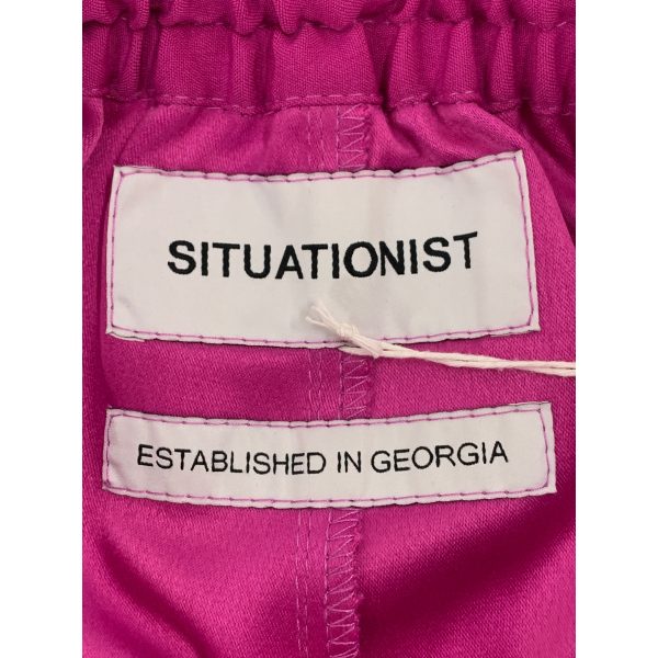 SITUATIONIST Bottoms 36 Pink Polyester  Hot on Sale