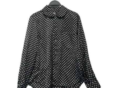 BLACK COMME des GARCONS LS Shirt S Polka dot Nylon BLK  Online