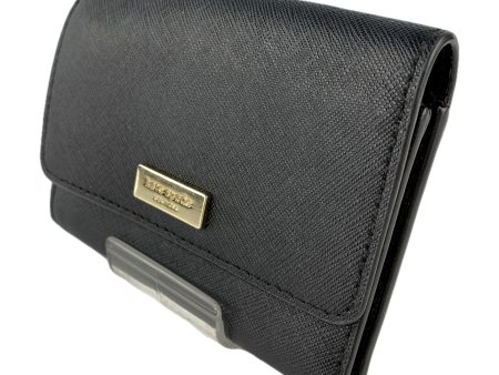 kate spade new york Trifold Wallet BLK Leather Discount