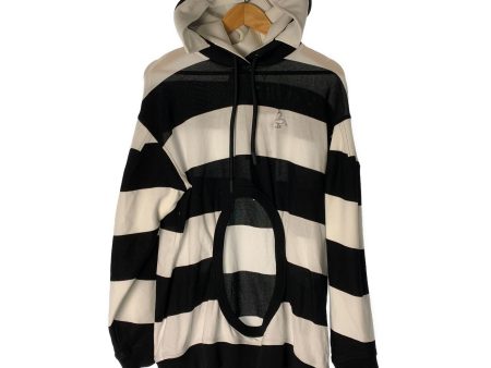 BURBERRY Hoodie M WHT Cotton Border  Sale