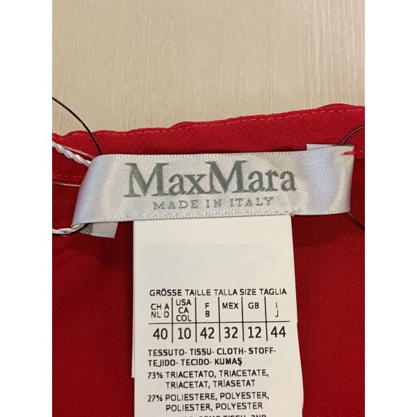 MAX MARA LS Dress 44 RED Online now