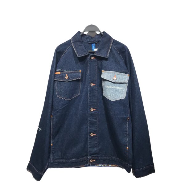 Fubu  Denim Jkt XL BLU Denim Plain on Sale