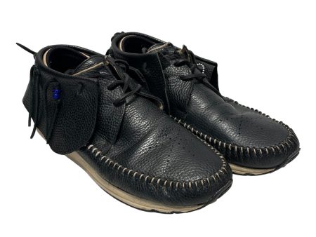 visvim Hi-Sneakers US 9 Leather BLK lhamo For Cheap