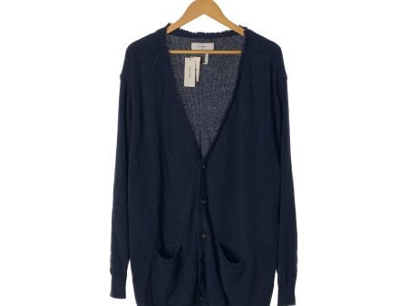 FACETASM Heavy Cardigan 0 Navy Cotton ABH-KN-U02 Online now