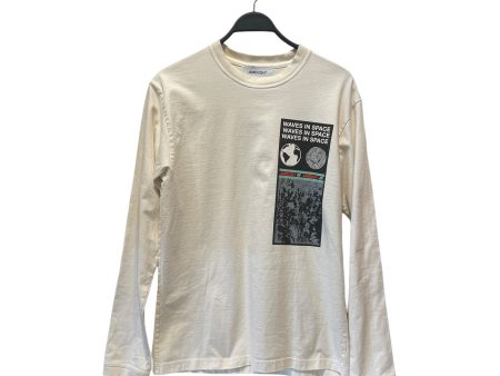 AMBUSH LS T-Shirt 1 Cotton WHT Graphic waves in space For Sale