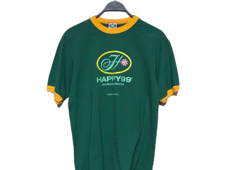 happy 99 T-Shirt L Cotton GRN For Sale