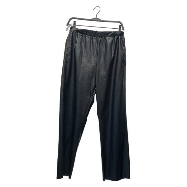 MM6 Wide Leg Pants 38 Leather BLK  Hot on Sale