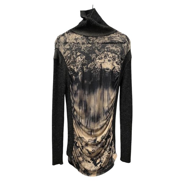 Jean Paul Gaultier Sweater S All Over Print Cotton BLK  Sale