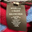 BALENCIAGA   Sweater XS Stripe Wool RED  M [Street] Luxury  Sale