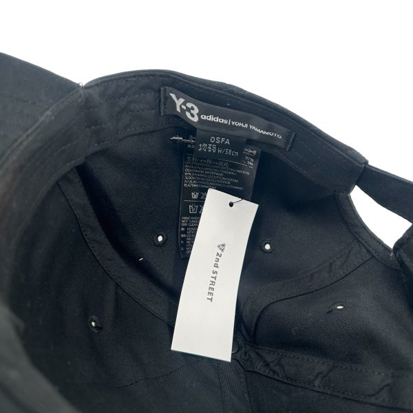 Y-3 Cap XL Black Cotton Hot on Sale