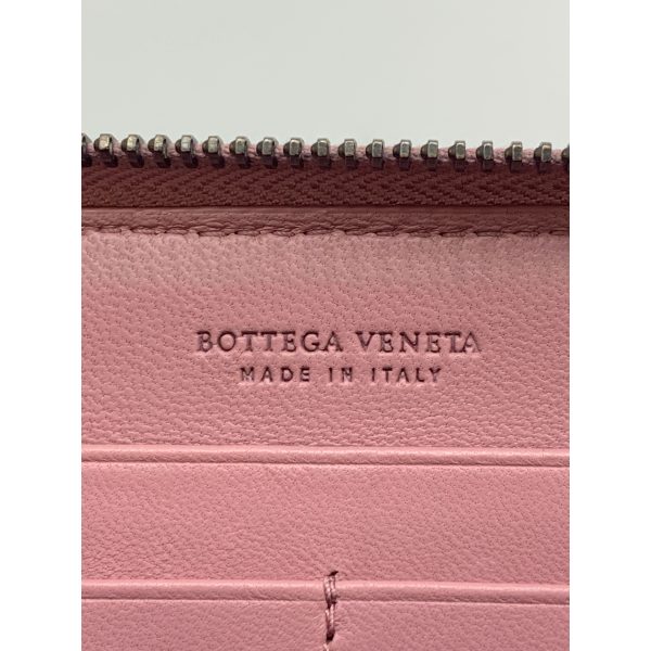 #BOTTEGA VENETA Long Wallet PNK Leather Online Sale