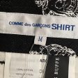 COMME des GARCONS SHIRT Straight Pants M Cotton BLK All Over Print  For Cheap